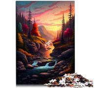 Puzzle per adulti 1000 pezzi bel fiume divertimento per tutta la famiglia 50 x 75 cm rafforza l'amore tra coppie per adolescenti dai 14 anni in su