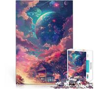 Puzzle per adulti 1000 pezzi Bella Casa sotto le stelle Giochi educativi a casa Giocattoli fai da te 26x38cm Regalo di compleanno Regali Decorazione Della Parete