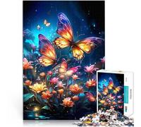 puzzle per adulti 1000 pezzi bella farfalla Fatto di cartone per età pari o superiore a 14 anni gioco educativo di apprendimento Migliorare l'amore tra le coppie misurare:26x38cm/10.24 x 14.96pollice