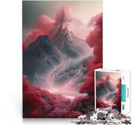 Puzzle per adulti 1000 pezzi Belle montagne Family Fun Puzzle 26x38cm è ideale come regalo per tutta la famiglia per adolescenti di 14 anni e più
