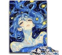 Puzzle per adulti 1000 pezzi Bellissima dea degli anime, adatto per età 14 e oltre Giochi educativi per la casa Giocattoli fai da te Opere d'arte Regalo 50X75CM