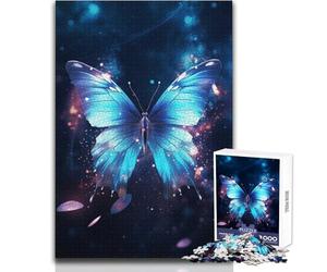 Puzzle per adulti 1000 pezzi Bellissima farfalla Gioco impossibile Taglio di precisione Regali di Babbo Natale segreto Dimensioni 50x75cm