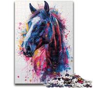 Puzzle per adulti 1000 pezzi Bellissimi cavalli per età 14 e oltre Giochi divertenti Attività divertenti a casa, regali di compleanno, regali di viaggio 50x75cm