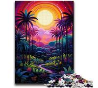 Puzzle per adulti 1000 pezzi, bellissimi paesaggi di spiagge, puzzle, giocattoli da gioco stimolanti, decorazioni da parete, regali unici per compleanno e Natale, 38x26cm