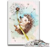 Puzzle per adulti 1000 pezzi bellissimi ricci acquerellati puzzle per adolescenti, giocattoli da gioco ogni pezzo è unico - gioco divertente e stimolante per tutta la famiglia (75x50cm)