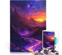 Puzzle per adulti, 1000 pezzi, bellissimo paesaggio di montagna, giocattolo, regalo antistress per adolescenti dai 14 anni, 26 x 38 cm