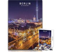 Puzzle per adulti 1000 pezzi Berlino Giochi rilassanti Vacanza a casa Uccidere il tempo Regali di Babbo Natale segreto Dimensioni 38x52cm