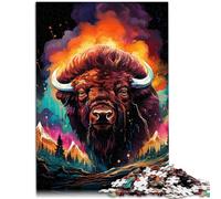 Puzzle per adulti 1000 pezzi Bison s Home Giochi educativi Giocattoli fai da te Adatto per la decorazione dell'ufficio 14,96 "x 20,47" per adolescenti da 14 anni e oltre