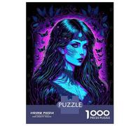 Puzzle Per Adulti 1000 Pezzi Black Light Woman Puzzle Giochi Divertenti Staycation Passatempo Offerta Come Regalo Per Tutta La Famiglia 38x26cm/1000pcs