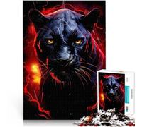 Puzzle per adulti 1000 pezzi Black Panther Lernspielzeug für die ganze Familie Ein Kunstwerk75x50cm