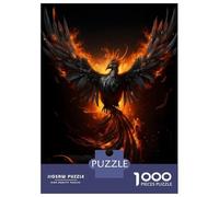 Puzzle Per Adulti 1000 Pezzi Black Phoenix Puzzle Per Adolescenti Giochi Per Famiglie Sfida Difficile Aiuta L'esercizio Del Cervello 52x38cm/1000pcs