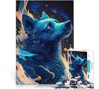 puzzle per adulti 1000 pezzi Border Collie Cane Adorabile Fatto di legno Adatto a persone dai 14 anni in su Giocattoli Giochi Educativi Antistress Donazione di opere d'arte misurare：50x75cm