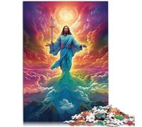 Puzzle per adulti, 1000 pezzi, Brasile, Gesù il Salvatore, gioco sofisticato, per alleviare lo stress, per adolescenti dai 14 anni, 26 x 38 cm