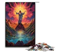 Puzzle per adulti 1000 pezzi Brasile Gesù Salvatore decorazione della casa puzzle giocattoli affare come regalo per tutta la famiglia 1000 pezzi (75x50 cm)