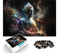 Puzzle per adulti 1000 pezzi Buddha giapponese in meditazione Fatto di cartone per età 14+ Taglio di precisione Regalo per i compleanni misurare：26x38cm/10.24 x 14.96pollice