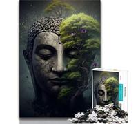 Puzzle per adulti 1000 pezzi Buddha nella natura 1000 pezzi per adulti, giochi educativi, decorazioni per la casa, regalo di compleanno, regali, arte murale (dimensioni 75x50cm)