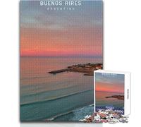 Puzzle per adulti 1000 pezzi Buenos Aires Bellissimo gioco di design Decorazione perfetta Regalo di compleanno Dimensioni 38x26cm