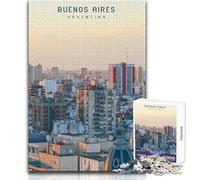 Puzzle per adulti 1000 pezzi Buenos Aires Giocattoli Giochi educativi Modello Assemblaggio Opera d'arte Regalo Dimensioni 50x75cm
