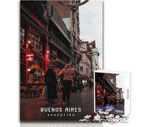 Puzzle per adulti 1000 pezzi Buenos Aires Giocattoli Giochi educativi Modello Assemblaggio Opera d'arte Regalo Dimensioni 50x75cm