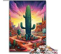 Puzzle per adulti, 1000 pezzi, cactus segreto, ideale per gli innamorati, perfetto regalo di Natale, Capodanno, San Valentino (dimensioni: 26x38cm)