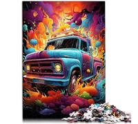 Puzzle per adulti 1000 pezzi Camion Puzzle Impossibile Attività Divertenti a Casa Regalo di Compleanno Regali di Viaggio per Adolescenti dai 14 Anni e oltre 50x70cm