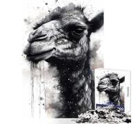 Puzzle per adulti 1000 pezzi Cammello Deserto Bellezza Decorazione per la casa Giocattoli Ottimi regali e giocattoli Gioco educativo Ogni pezzo è unico - Dimensioni 50x75cm