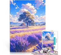 Puzzle per adulti, 1000 pezzi, campi pieni di tulipani, giochi rilassanti, antistress, sfida difficile per adolescenti dai 14 anni in su, 26 x 38 cm
