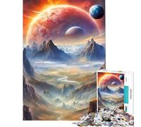 Puzzle per adulti 1000 pezzi Campo marziano Giochi rilassanti Sfida per cervello e intelligenza Giocattoli avvincenti Ottimo regalo Attività per tutta la famiglia (Dimensioni 50x75cm)