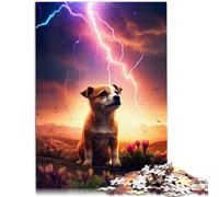 Puzzle per adulti, 1000 pezzi, cane dolce su Marte, competizione a mano, 26 x 38 cm, antistress Staycation
