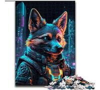 Puzzle per adulti 1000 pezzi cane umano, giochi educativi decorazione della casa è ideale come regalo per tutta la famiglia (dimensioni 26x38cm)