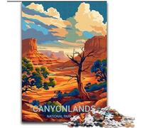 Puzzle per adulti 1000 pezzi Canyonlands National Park, adatto a persone dai 14 anni in su Difficile da completare ma divertente e spiritoso Ottimo regalo 26x38cm