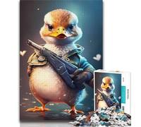 Puzzle per adulti 1000 pezzi Capitano Paperella per adolescenti, perfetti per le serate di gioco, giocattolo colorato per regalo a casa (dimensioni 38x26cm)