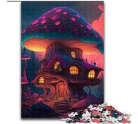 Puzzle per adulti 1000 pezzi "Casa Fungo" - Puzzle da 1000 pezzi per attività di unione familiare, regalo per la casa, gioco di ruolo per famiglie (dimensioni 26x38cm)