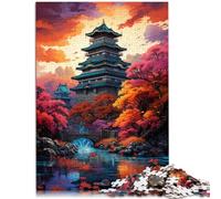 Puzzle per adulti 1000 pezzi Castello di Osaka per Puzzle Gifts for è ideale come regalo per tutta la famiglia 19,7 "x 29,5" per i 14 anni