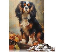 Puzzle per adulti 1000 pezzi Cavalier King Charles Span Puzzle creativi di carta - Gioco pratico di puzzle - Decorazione per la famiglia 1000 pezzi (75x50 cm)