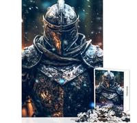 Puzzle per adulti 1000 pezzi Cavaliere misterioso Decorazione per la casa Giocattoli Ottimo regalo Gioco per famiglie Migliorare l'amore tra coppie Dimensioni 38x52cm