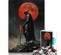 Puzzle per adulti 1000 pezzi Cavaliere solitario, aiuta il cervello a esercitare giocattoli avvincenti per coltivare la pazienza Decorazione perfetta 38x26cm