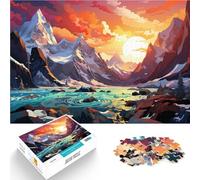 Puzzle per adulti, 1000 pezzi, cerchio polare polare polare, puzzle per famiglia, antistress, sfida difficile per adolescenti dai 14 anni in su, 26 x 38 cm