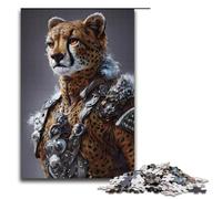 Puzzle per adulti 1000 pezzi Cheetah King Puzzle impossibile Gioco per famiglie Antistress Sfida difficile 1000 pezzi (38x26 cm)