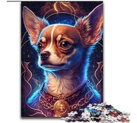 Puzzle per adulti 1000 pezzi Chihuahua Dog Puzzles per adulti Regalo fai da te Divertimento Adatto per casa Soggiorno Ufficio Decorazione Dimensioni 26X38CM
