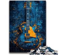 Puzzle per adulti 1000 pezzi Chitarra difficile 1000 pezzi per adolescenti, antistress per ammazzare il tempo durante le vacanze, per migliorare l'amore tra coppie (50x75cm)
