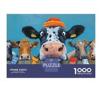 Puzzle Per Adulti 1000 Pezzi Christmas Cow Stockings for Cows Puzzle Per Adolescenti Giochi Rilassanti Un'opera D'arte Regali Unici Per Compleanno E Natale 70x50cm/1000pcs