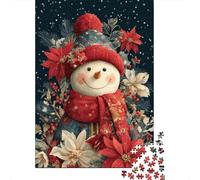 Puzzle Per Adulti 1000 Pezzi Christmas Snowman Decorations-2 Puzzle Per Adolescenti Giochi Rilassanti Un'opera D'arte Regali Unici Per Compleanno E Natale 38x26cm/1000pcs