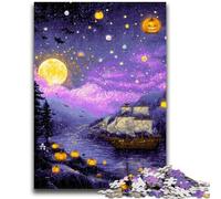 Puzzle per adulti 1000 pezzi Cielo notturno Difficile e stimolante con poster abbinato e foglio di quiz per età 14 50x75cm