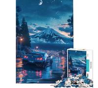 Puzzle per adulti 1000 pezzi Cielo stellato Auto sportiva Giocattolo Gioco intellettuale Giochi educativi ma divertenti e spiritosi Regalo per compleanni (Dimensioni 38x26cm)