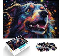 Puzzle per adulti 1000 pezzi cielo stellato cane giocattolo puzzle fai da te 26x38 cm Aiuta il cervello ad addestrare giocattolo avvincente e promuovere la pazienza