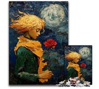 Puzzle per adulti 1000 pezzi, cielo stellato, principe, puzzle in legno, gioco stimolante, giocattoli, compleanno unico e regali per età 14 anni in su 50X75CM