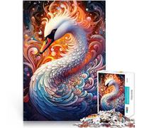 Puzzle per adulti 1000 pezzi cigni giochi educativi decorazione della casa puzzle art deco per la casa per e adolescenti 14 anni e oltre 50x75cm