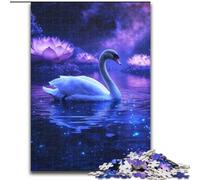 Puzzle per adulti 1000 pezzi Cigno cosmico, giochi, giocattoli, regali unici per compleanni e regali per bambini dai 14 anni in su dimensioni 26x38cm