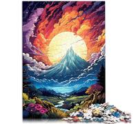 Puzzle per adulti 1000 pezzi cime di montagna sollievo dallo stress è ideale come regalo per tutta la famiglia per adolescenti di 14 anni e oltre 50 x 75 cm